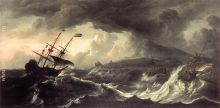 Ships Running Aground in a Storm