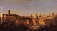 Rome, The Forum Seen from the Farnese Gardens, Evening