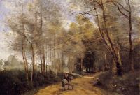 Horseman at the Entrance of the Forest