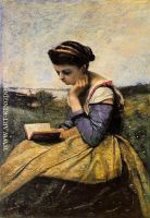 Woman Reading in a Landscape