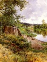 On The River Bank  1885