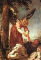 An Angel Awakens the Prophet Elijah