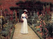 Lady in a Garden