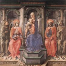 Madonna Enthroned With Saints