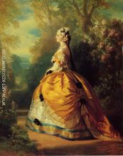 The Empress Eugenie a la Marie Antoinette