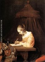 Woman Writing A Letter