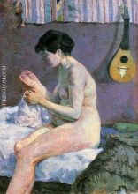 Study of a Nude, Suzanne Sewing