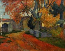 Lane at Alchamps, Arles