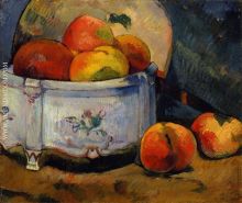 Still Life with Peaches