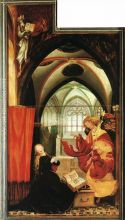 Isenheim Altarpiece  The Annunciation  1515