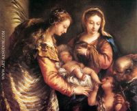 Holy Family with St John the Baptist and St Catherine 1750