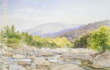 Landscape View On Catskill Creek