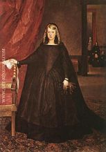 The Empress Dona Margarita De Austria In Mourning Dress