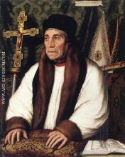 Portrait of William Warham Archbishop of Canterbury