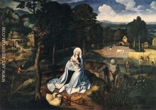 Rest During The Flight To Egypt