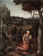 Rocky Landscape With Saint Jerome