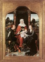 St Anne With The Virgi And Child And St Joachim