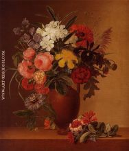 Still Life with Flowers in an Earthenware Vase