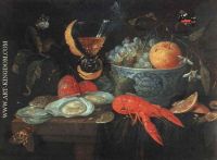 Still Life With Fruit And Shellfish