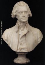 HOUDON Jean Antoine Bust of Thomas Jefferson