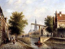 Franciscus Capricio Sunlit Townviews In Amsterdam 2