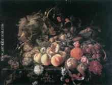 Still Life with Flowers and Fruit