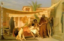 Socrates seeking Alcibiades in the House of Aspasia