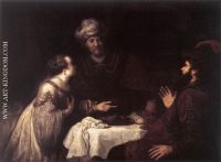 Esther And Haman Before Ahasuerus