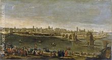 Vista de Zaragoza en 1647. Ieo sobre lienzo