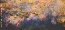 Reflections of Clouds on the Water Lily Pond (Center Panel)