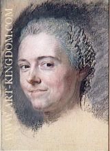 Portrait of French actress Marie Anne Botot Dangeville