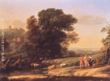 Landscape with Cephalus and Procris Reunited by Diana