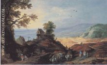 Landscape with a chapel on a hill