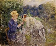 Woman Picking Flowers