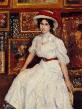 Young Girl in White