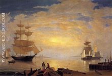 Gloucester Harbor at Sunrise