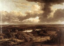 Dutch Landscape Viewed from the Dunes