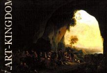 Italian laborers in cave