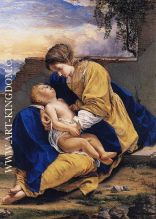 Madonna and Child in a Landscape