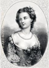 French Belgian dancer Marie-Anne de Camargo (1710-1770)