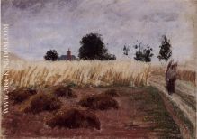 Peasant Woman on a Country Road