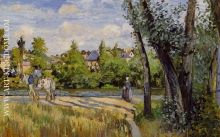 Landscape, Bright Sunlight, Pontoise