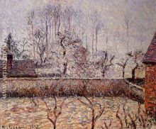 Landscape, Frost and Fog, Eragny