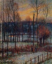 The Effect of Snow, Sunset, Eragny