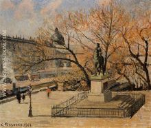 Pont Neuf, the Statue of Henri IV  Morning, Sun