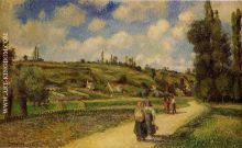 Landscape near Pontoise, the Auvers Road