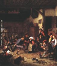 Merrymakers in an Inn