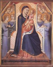 Madonna Enthroned With Angels