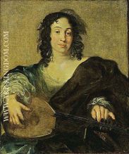 Courtesan with a Lute
