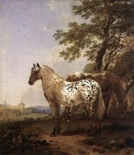 Landscape With Two Horses